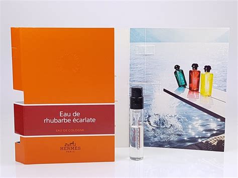 hermes eau de rhubarb|hermes rhubarb sample.